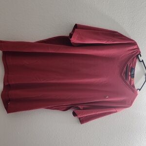 Polo by Ralph Lauren Men's Burgundy Crewneck Tee